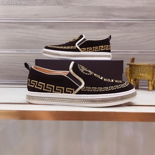 Replica Versace Casual Shoes For Men #947235 $78.00 USD for Wholesale
