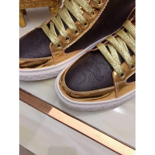 Replica Versace High Tops Shoes For Men #947273 $82.00 USD for Wholesale