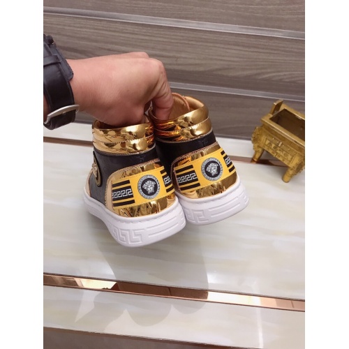 Replica Versace High Tops Shoes For Men #947273 $82.00 USD for Wholesale