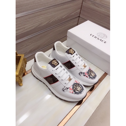 Versace Casual Shoes For Men #947276 $85.00 USD, Wholesale Replica Versace Casual Shoes