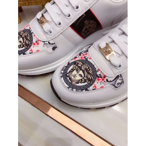 Replica Versace Casual Shoes For Men #947276 $85.00 USD for Wholesale
