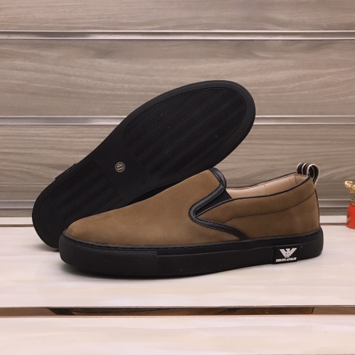 Armani Leather Shoes For Men #947277 $76.00 USD, Wholesale Replica Armani Leather Shoes
