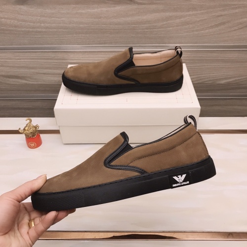Replica Armani Leather Shoes For Men #947277 $76.00 USD for Wholesale