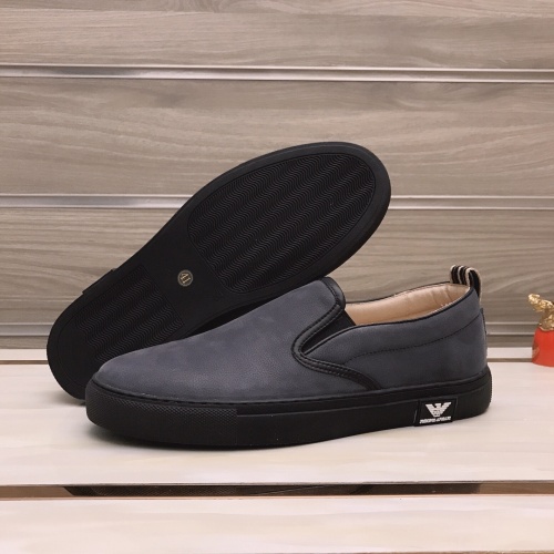 Armani Leather Shoes For Men #947278 $76.00 USD, Wholesale Replica Armani Leather Shoes