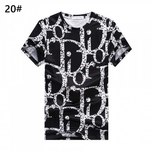 Christian Dior T-Shirts Short Sleeved For Men #947356 $24.00 USD, Wholesale Replica Christian Dior T-Shirts