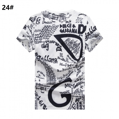 Replica Dolce & Gabbana D&G T-Shirts Short Sleeved For Men #947362 $24.00 USD for Wholesale