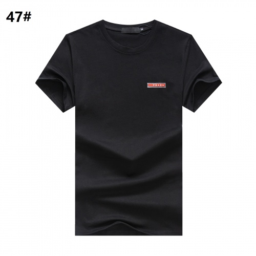 Prada T-Shirts Short Sleeved For Men #947377 $24.00 USD, Wholesale Replica Prada T-Shirts