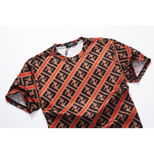 Replica Fendi T-Shirts Short Sleeved For Men #947404 $24.00 USD for Wholesale