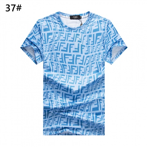Fendi T-Shirts Short Sleeved For Men #947407 $24.00 USD, Wholesale Replica Fendi T-Shirts