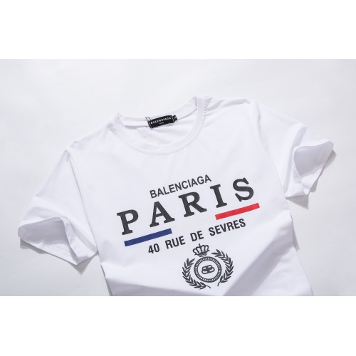 Replica Balenciaga T-Shirts Short Sleeved For Men #947466 $24.00 USD for Wholesale