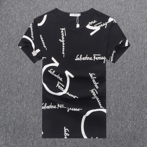 Salvatore Ferragamo T-Shirts Short Sleeved For Men #947509 $24.00 USD, Wholesale Replica Salvatore Ferragamo T-Shirts