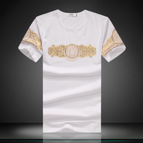 Versace T-Shirts Short Sleeved For Men #947590 $24.00 USD, Wholesale Replica Versace T-Shirts