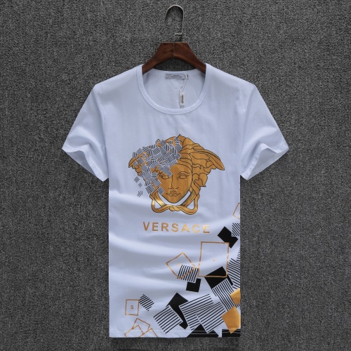 Versace T-Shirts Short Sleeved For Men #947598 $24.00 USD, Wholesale Replica Versace T-Shirts