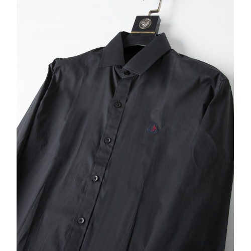 Replica Moncler Shirts Long Sleeved For Men #947895 $38.00 USD for Wholesale