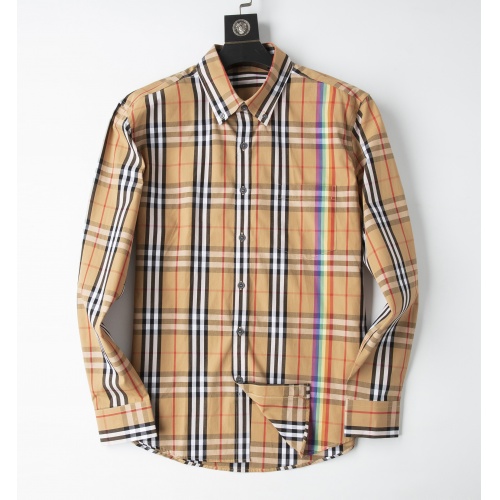 Burberry Shirts Long Sleeved For Men #947921 $36.00 USD, Wholesale Replica Burberry Shirts