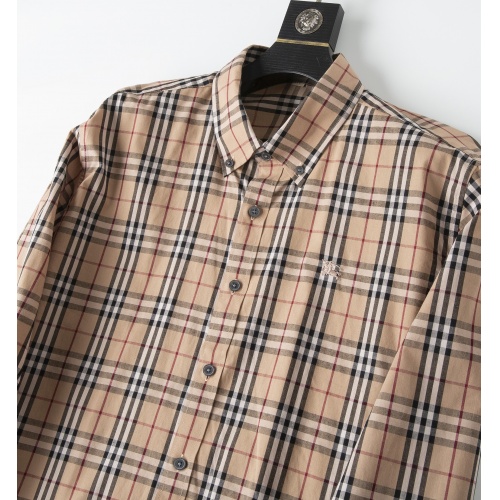 Replica Burberry Shirts Long Sleeved For Men #947922 $36.00 USD for Wholesale