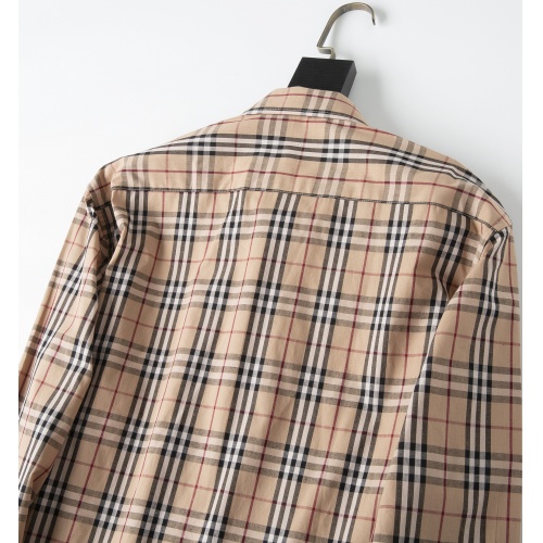 Replica Burberry Shirts Long Sleeved For Men #947922 $36.00 USD for Wholesale