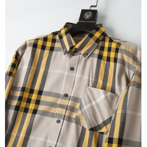 Replica Burberry Shirts Long Sleeved For Men #947925 $36.00 USD for Wholesale