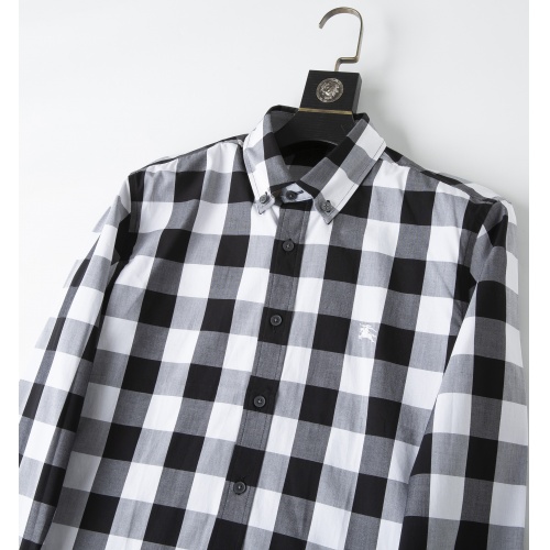 Replica Burberry Shirts Long Sleeved For Men #947928 $36.00 USD for Wholesale