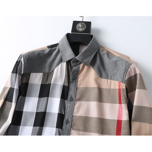 Replica Burberry Shirts Long Sleeved For Men #947929 $36.00 USD for Wholesale