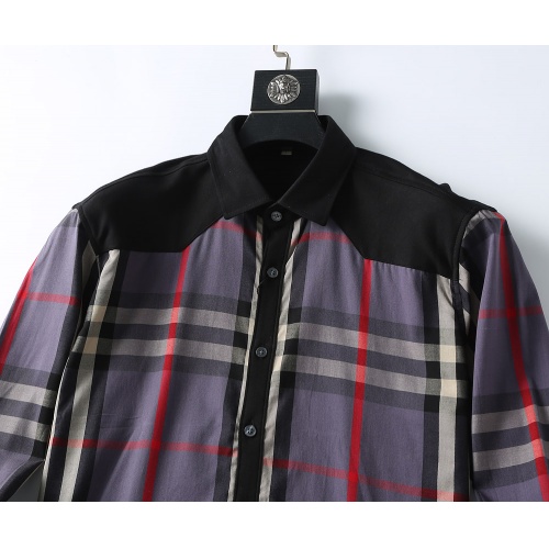 Replica Burberry Shirts Long Sleeved For Men #947930 $36.00 USD for Wholesale