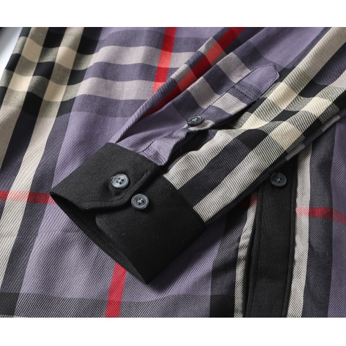Replica Burberry Shirts Long Sleeved For Men #947930 $36.00 USD for Wholesale