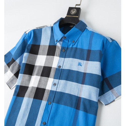 Replica Burberry Shirts Short Sleeved For Men #947936 $32.00 USD for Wholesale