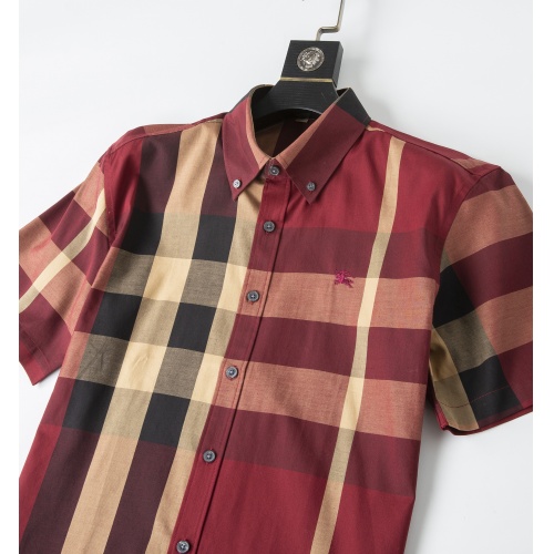 Replica Burberry Shirts Short Sleeved For Men #947937 $32.00 USD for Wholesale