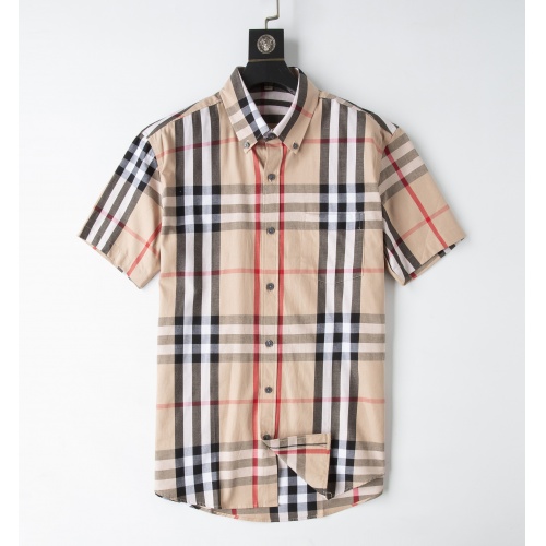 Burberry Shirts Short Sleeved For Men #947944 $32.00 USD, Wholesale Replica Burberry Shirts