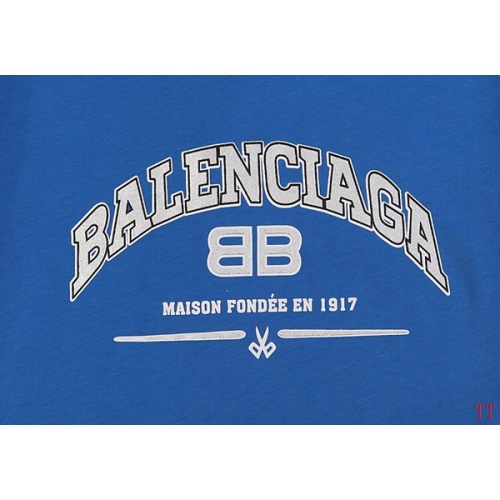 Replica Balenciaga T-Shirts Short Sleeved For Unisex #947962 $29.00 USD for Wholesale