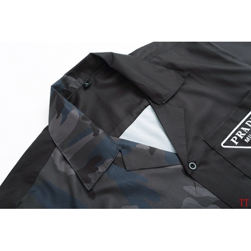 Replica Prada Shirts Short Sleeved For Men #948039 $36.00 USD for Wholesale