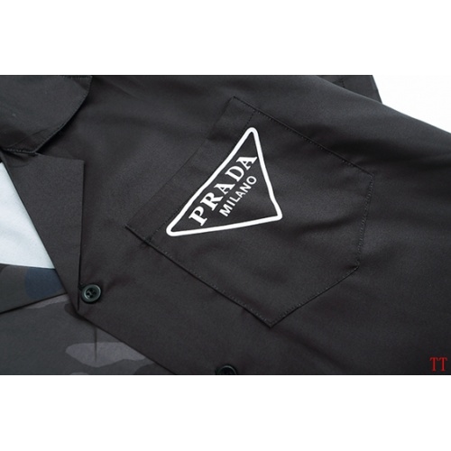 Replica Prada Shirts Short Sleeved For Men #948039 $36.00 USD for Wholesale