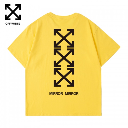 Off-White T-Shirts Short Sleeved For Men #948046 $27.00 USD, Wholesale Replica Off-White T-Shirts