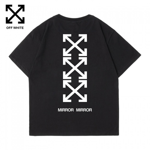 Off-White T-Shirts Short Sleeved For Men #948047 $27.00 USD, Wholesale Replica Off-White T-Shirts