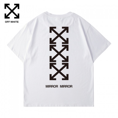 Off-White T-Shirts Short Sleeved For Men #948048 $27.00 USD, Wholesale Replica Off-White T-Shirts