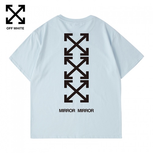 Off-White T-Shirts Short Sleeved For Men #948049 $27.00 USD, Wholesale Replica Off-White T-Shirts