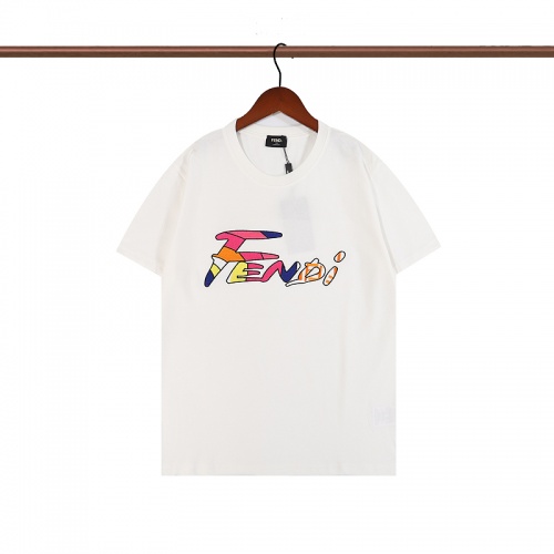 Fendi T-Shirts Short Sleeved For Men #948067 $32.00 USD, Wholesale Replica Fendi T-Shirts