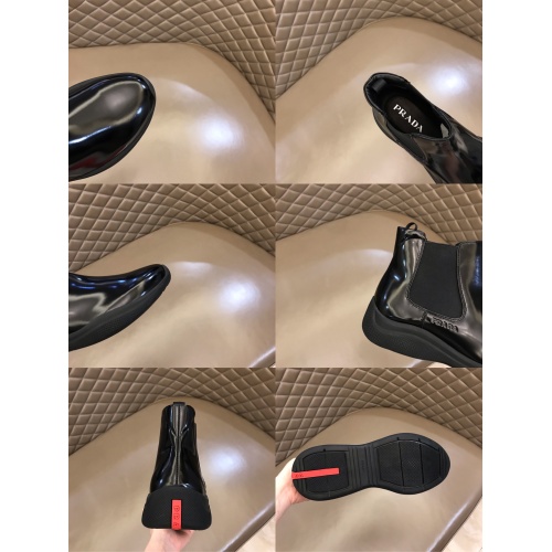 Replica Prada High Tops Shoes For Men #948092 $78.00 USD for Wholesale
