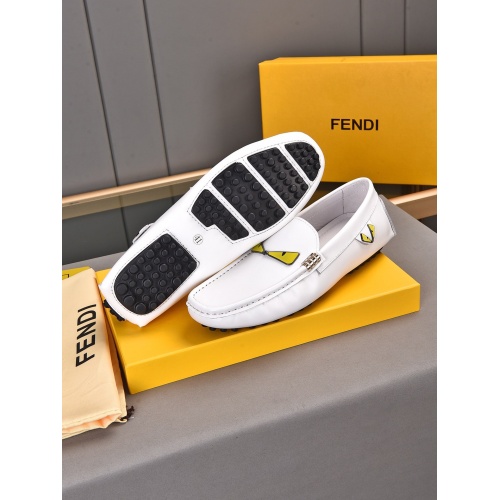 Fendi Leather Shoes For Men #948112 $76.00 USD, Wholesale Replica Fendi Leather Shoes
