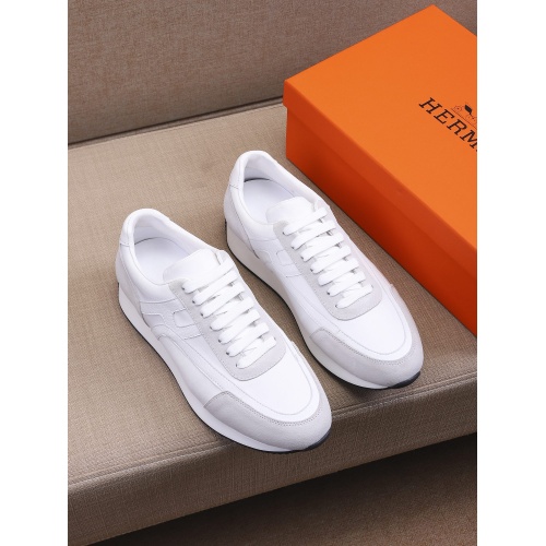 Replica Hermes Casual Shoes For Men #948115 $76.00 USD for Wholesale
