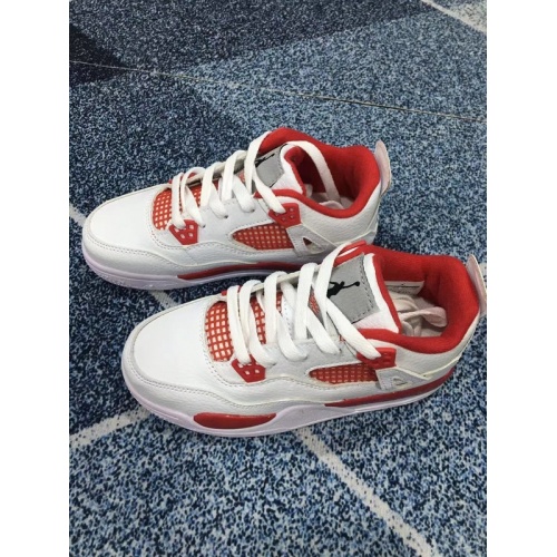 Replica Air Jordan 4 IV Kids Shoes For Kids #948181 $56.00 USD for Wholesale