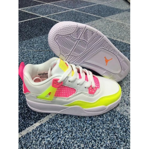 Air Jordan 4 IV Kids Shoes For Kids #948183 $56.00 USD, Wholesale Replica Air Jordan 4 IV Kids Shoes