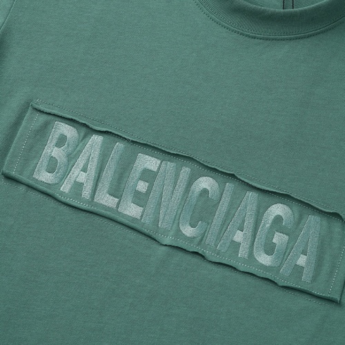 Replica Balenciaga T-Shirts Short Sleeved For Unisex #948280 $27.00 USD for Wholesale