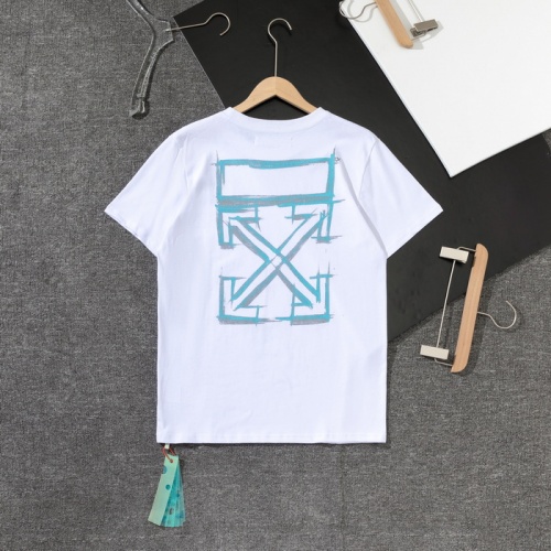 Off-White T-Shirts Short Sleeved For Unisex #948541 $29.00 USD, Wholesale Replica Off-White T-Shirts