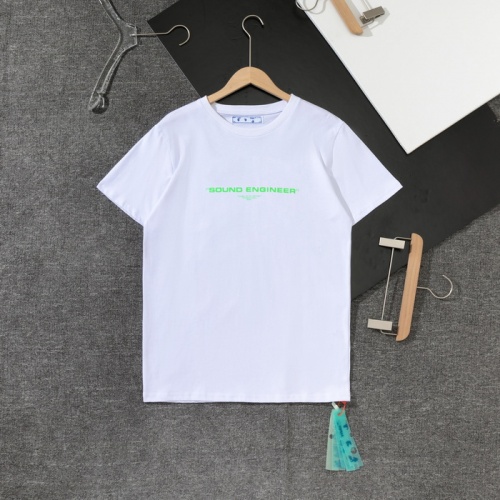 Replica Off-White T-Shirts Short Sleeved For Unisex #948547 $29.00 USD for Wholesale