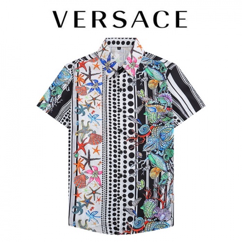 Versace Shirts Short Sleeved For Men #948571 $34.00 USD, Wholesale Replica Versace Shirts
