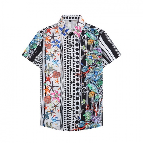 Replica Versace Shirts Short Sleeved For Men #948571 $34.00 USD for Wholesale