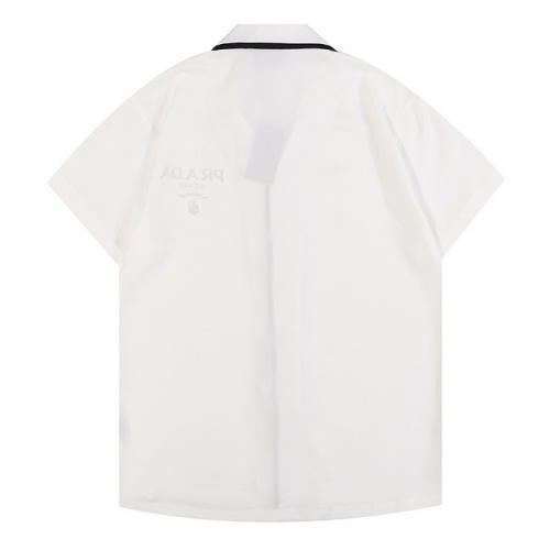 Replica Prada Shirts Short Sleeved For Men #948575 $32.00 USD for Wholesale