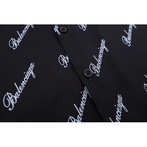 Replica Balenciaga Shirts Short Sleeved For Men #948625 $34.00 USD for Wholesale