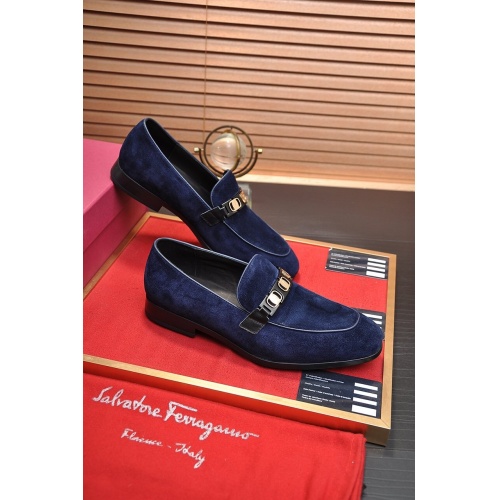 Ferragamo Leather Shoes For Men #948706 $92.00 USD, Wholesale Replica Salvatore Ferragamo Leather Shoes
